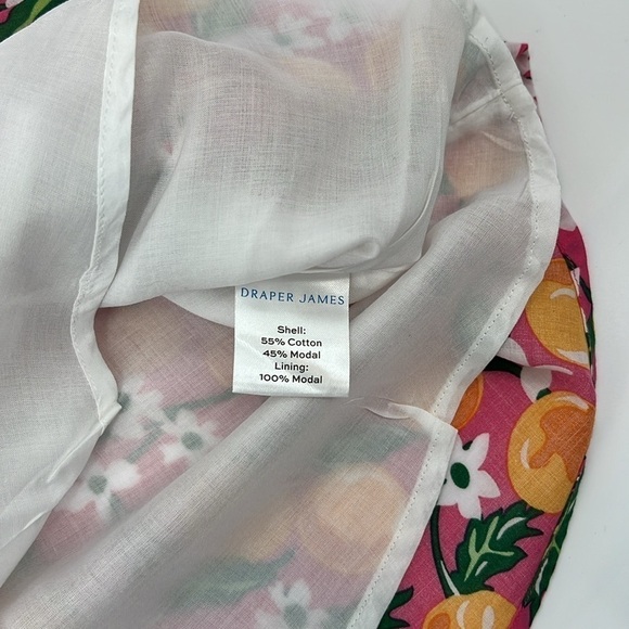 Draper James Kellie Babydoll Dress Orange‎ Blossom oversized fun XS - Picture 9 of 10